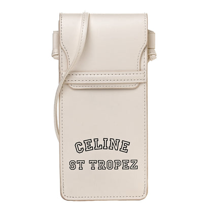 Celine Calfskin St Tropez Sunglasses Pouch White 1 of 8
