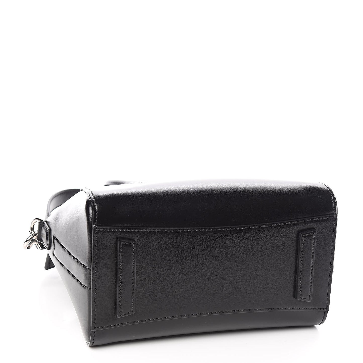 Shiny Lord Calfskin Mini Antigona Black