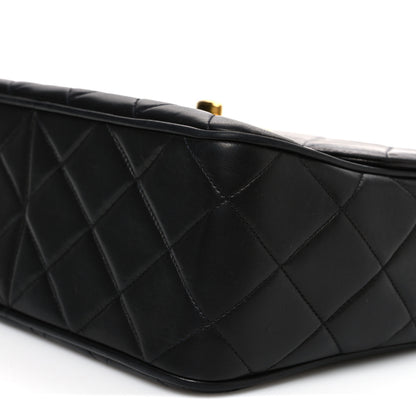 Chanel Lambskin Quilted Medium Single Flap Black 11 of 12