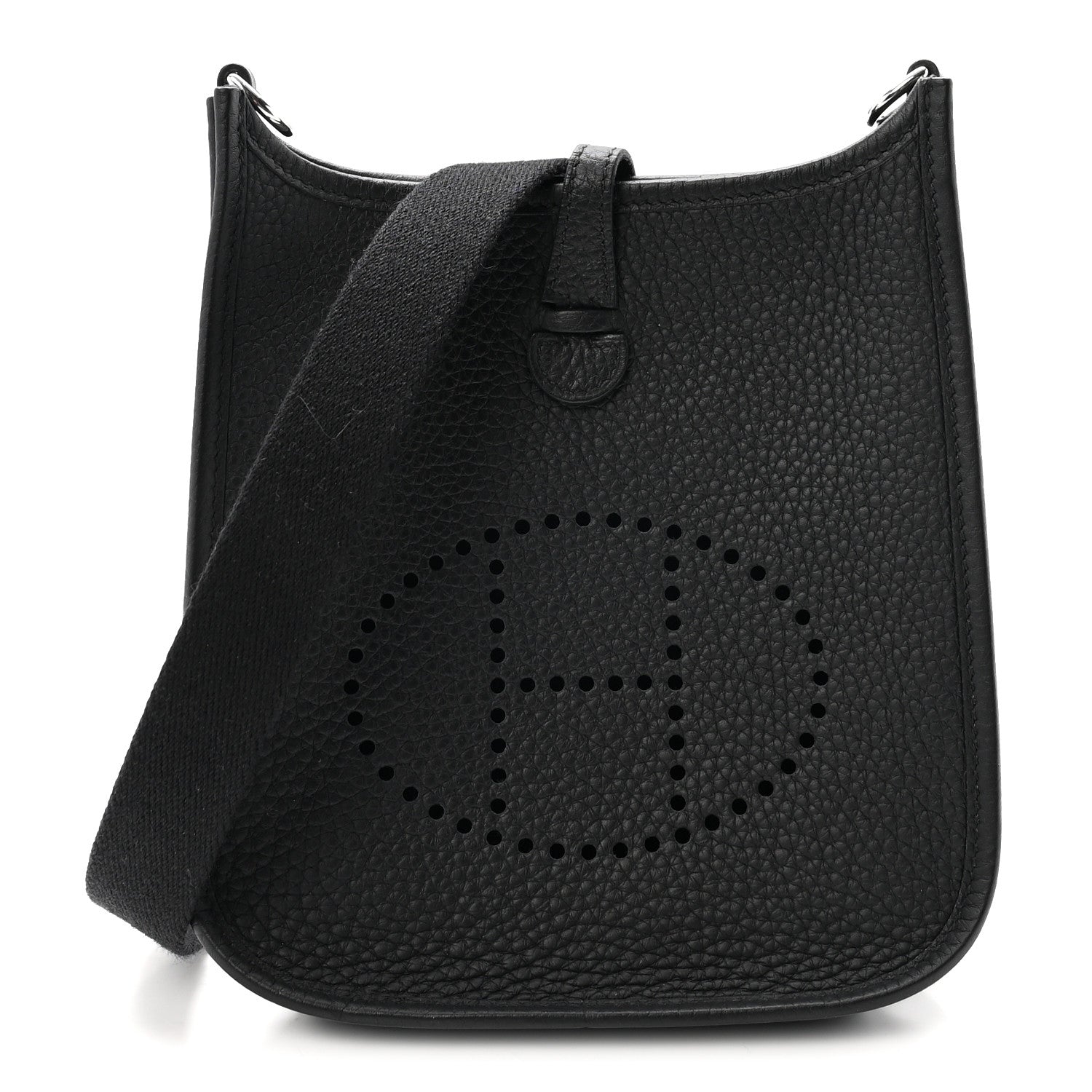 Hermes Taurillon Clemence Evelyne TPM Black 1 of 10