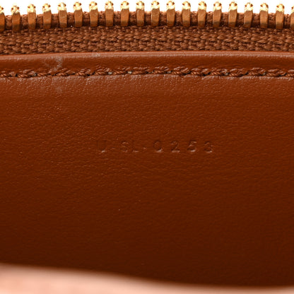 Celine Smooth Calfskin Cuir Triomphe Mini Vanity Case Tan 8 of 16