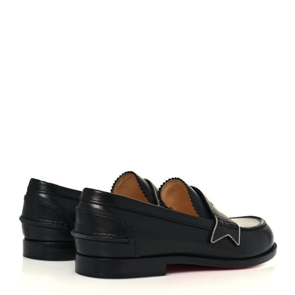 Christian Louboutin Calfskin Monana Flat Loafers 35 Black 4 of 8