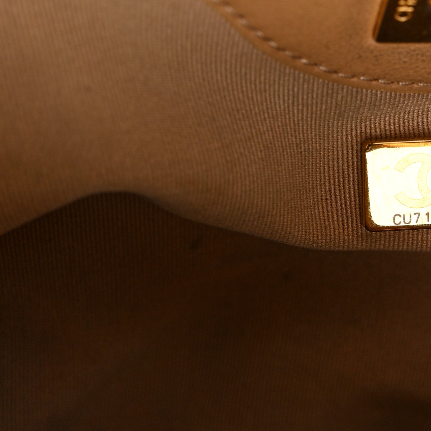 Calfskin Stitched Easy Mood Hobo Beige
