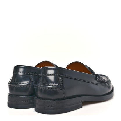 Gucci Millennial Ribot Cut Out Interlocking G Loafers 35.5 Black 5 of 10