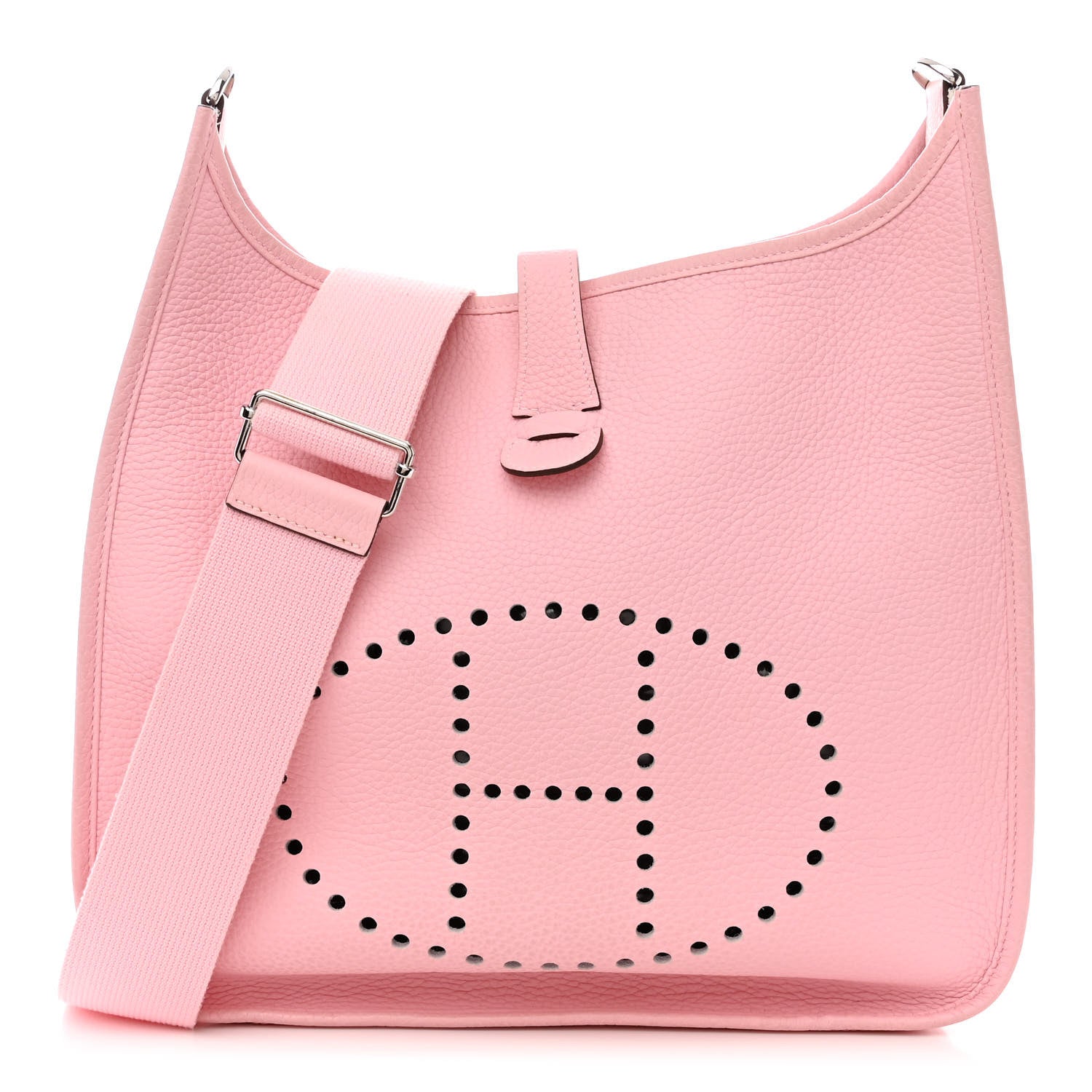 Hermes Taurillon Clemence Evelyne III GM Rose Sakura 1 of 11