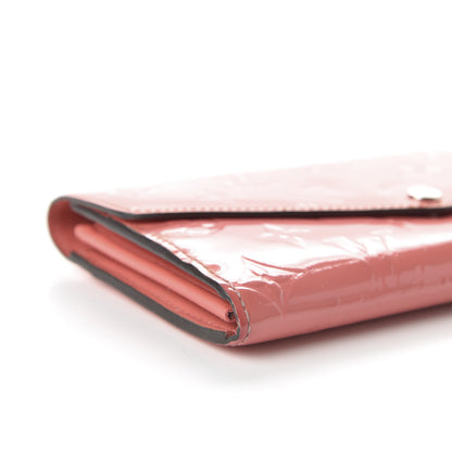 Louis Vuitton Vernis Sarah Wallet NM Poppy 6 of 12
