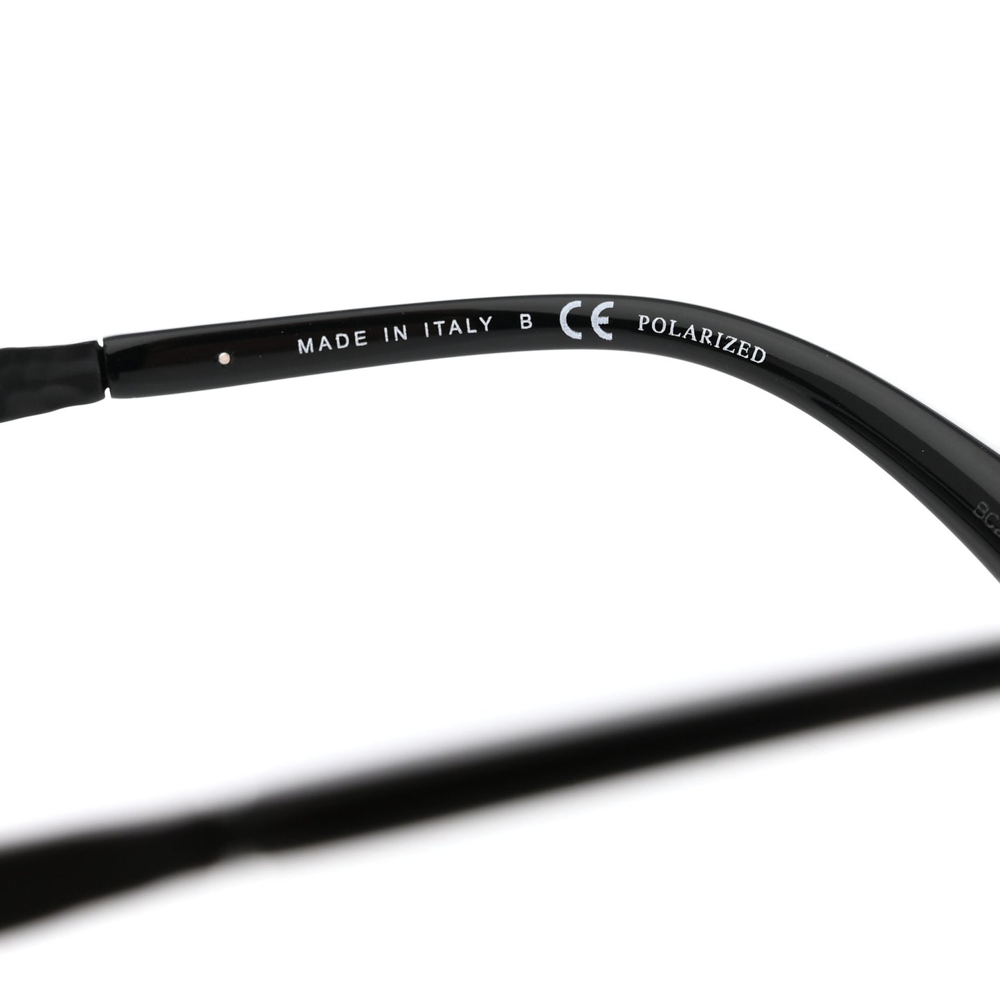 Acetate Metal Polarized Pantos Sunglasses 5440-A Black
