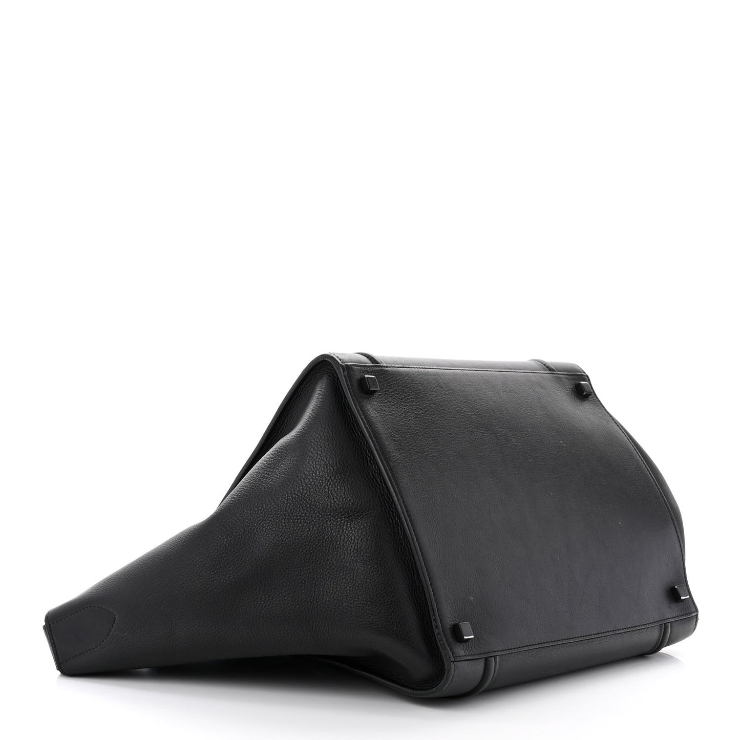 Supple Calfskin Medium Phantom Luggage Black