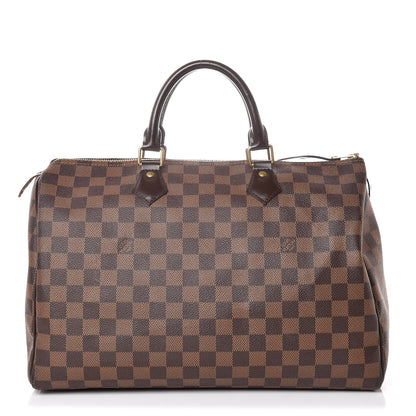 Louis Vuitton Damier Ebene Speedy 35 1 of 16