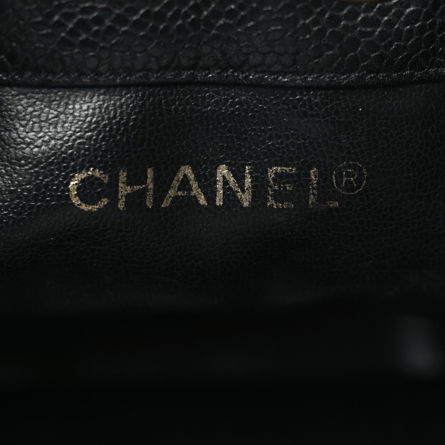 Chanel Caviar CC Chain Mini Drawstring Bag Black 7 of 10