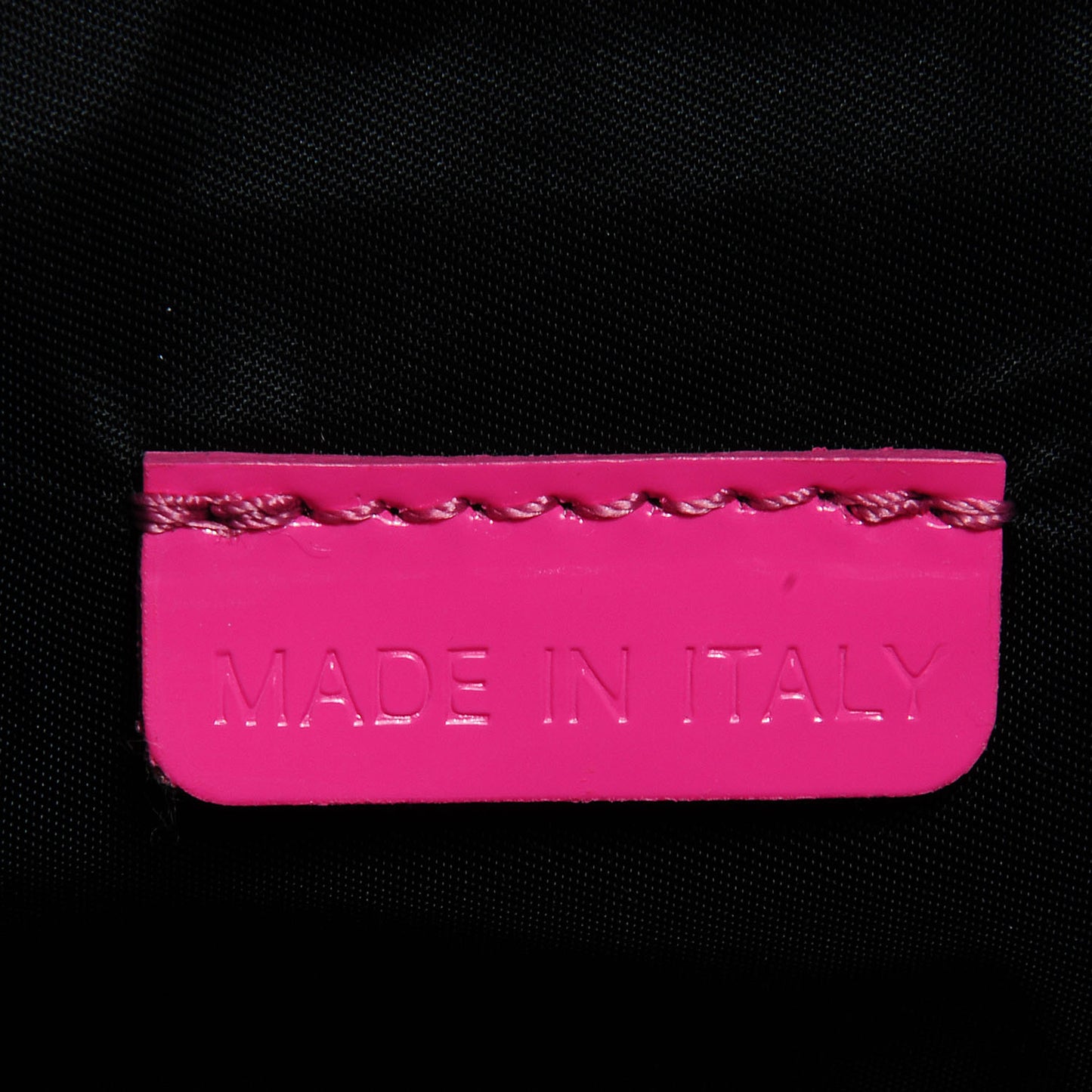Patent Bridle Calfskin Clutch Bag Pink