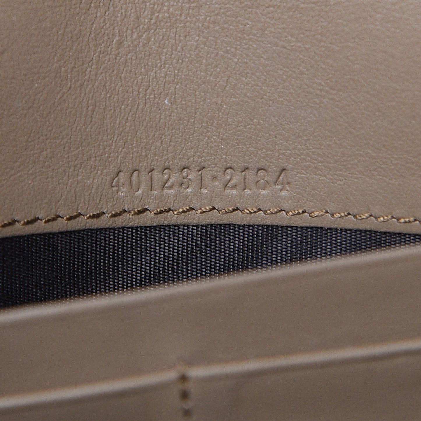 GG Supreme Monogram Mini Dionysus Chain Wallet Beige Taupe