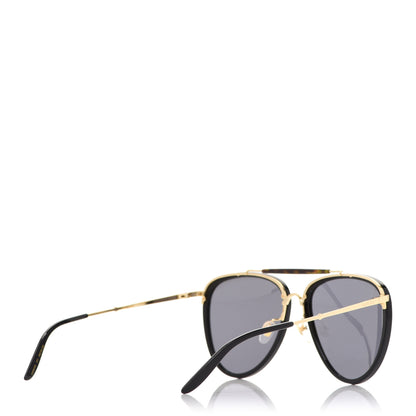 Gucci Metal Aviator Sunglasses GG0672S Black Gold 4 of 7