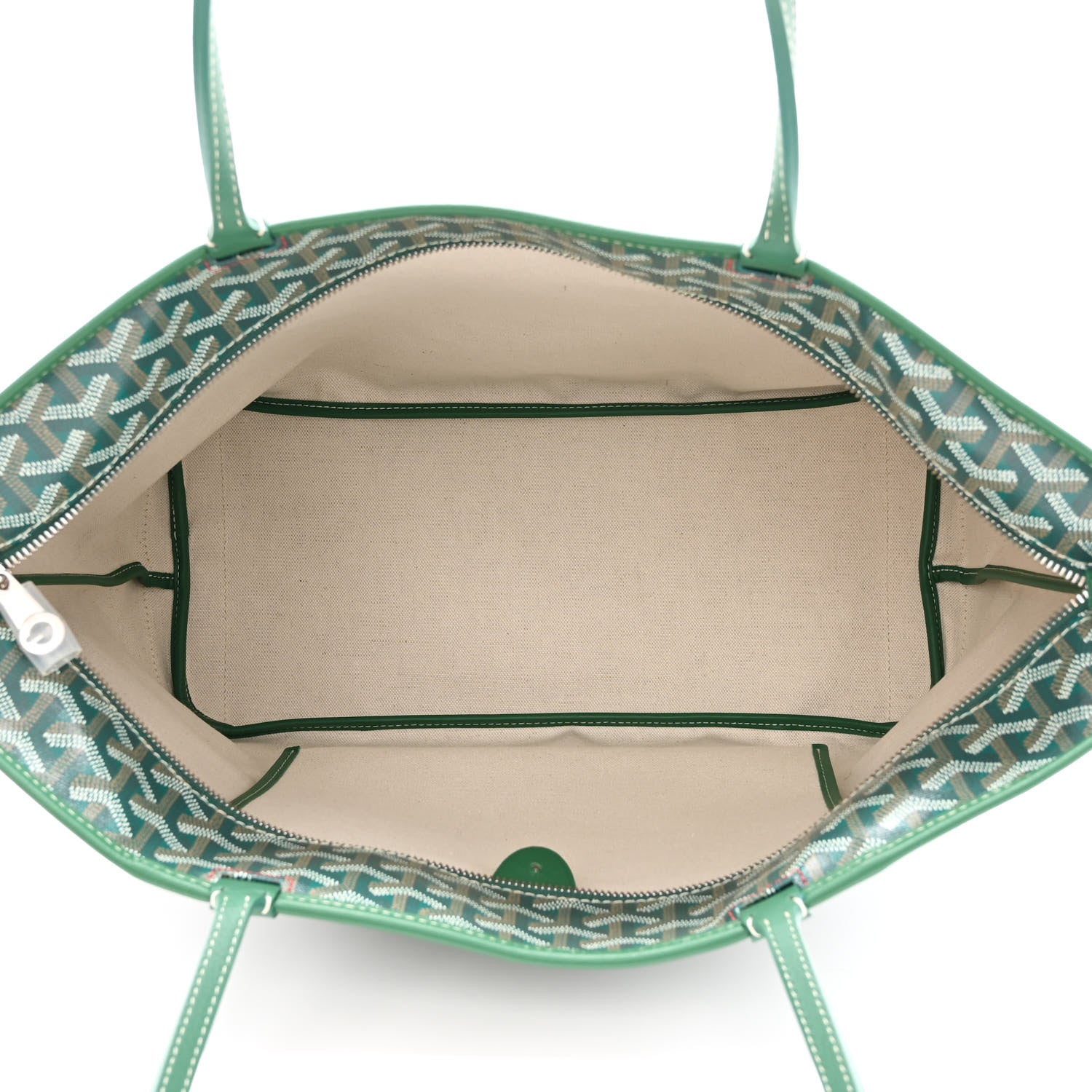 Goyard Goyardine Artois MM Green 5 of 10