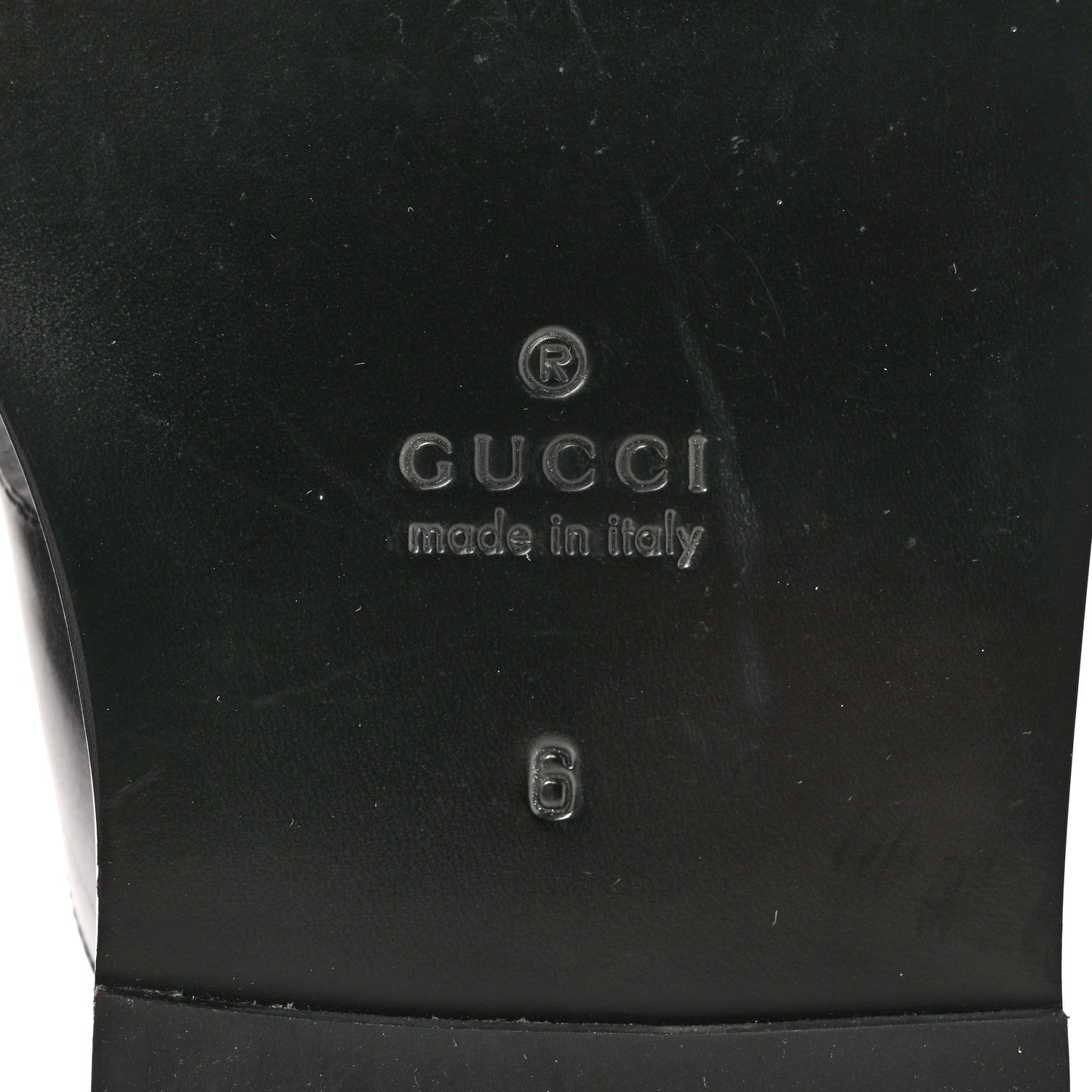 Gucci Rei Calfskin Cirano Lux Mens GG Marmont Thong Flat Sandals 6 Black 6 of 12