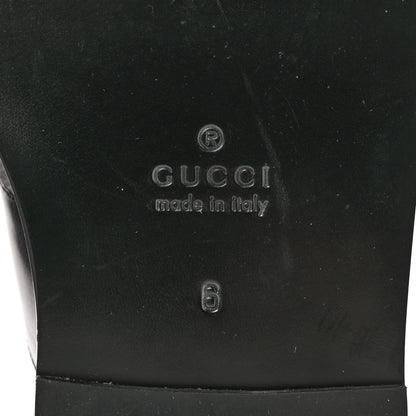 Gucci Rei Calfskin Cirano Lux Mens GG Marmont Thong Flat Sandals 6 Black 6 of 12