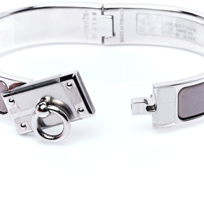 Hermes Enamel Clic Anneau Bracelet PM Marron Glace 5 of 6