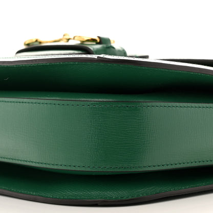 Gucci Azalea Calfskin Horsebit 1955 Shoulder Bag New Shamarock Emerald 10 of 11