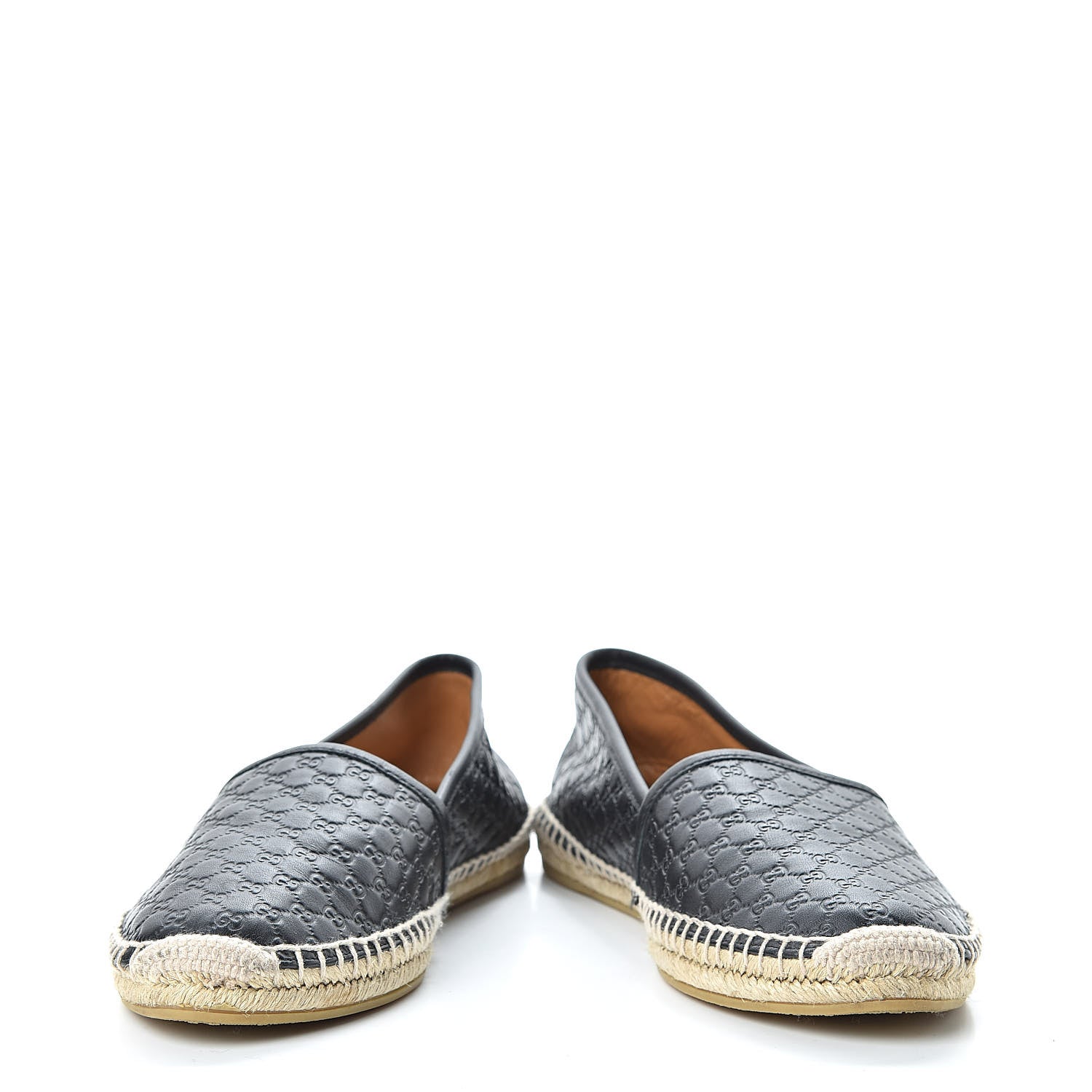 Gucci Guccissima Signature Espadrilles 38.5 Black 5 of 11