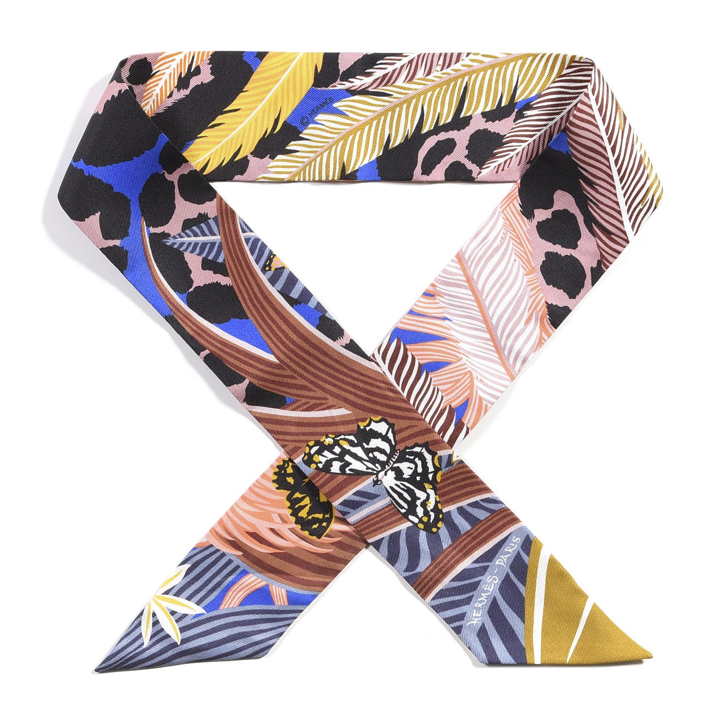 Silk Jaguar Quetzal Twilly Bleu Roy Brun Saumon