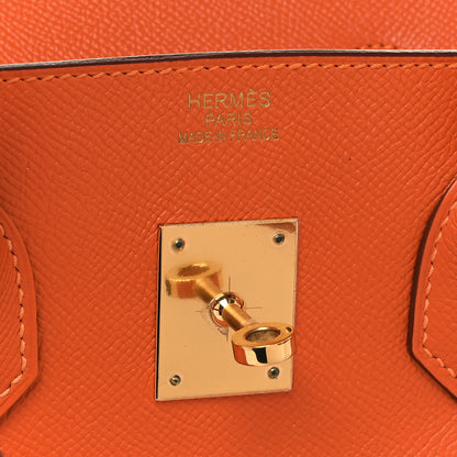Hermes Epsom Birkin 35 Orange 6 of 12