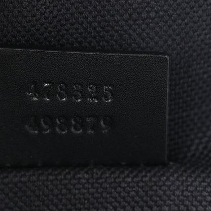 Gucci GG Supreme Monogram Web Belt Bag Black Grey 7 of 10
