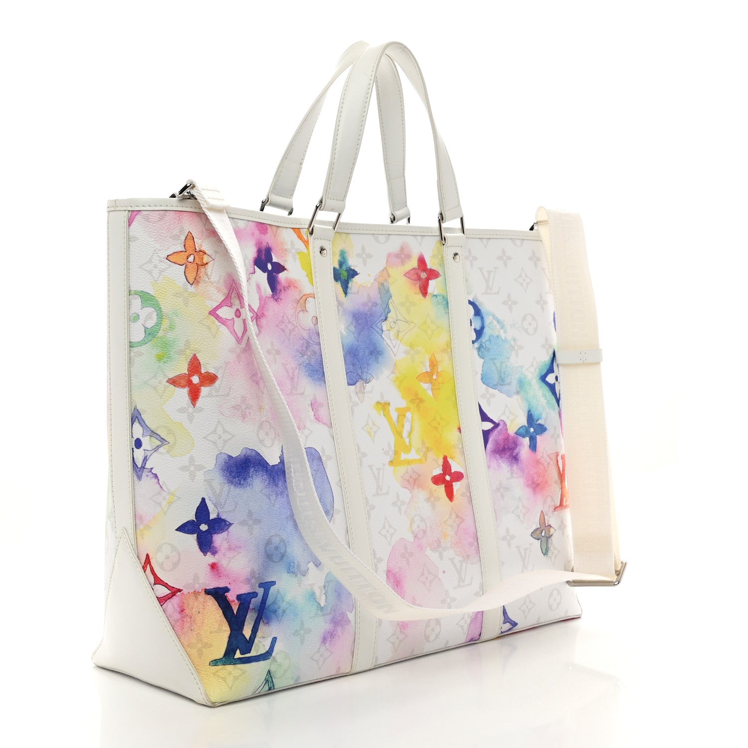 Louis Vuitton Monogram Watercolor New Tote GM Multicolor 3 of 9
