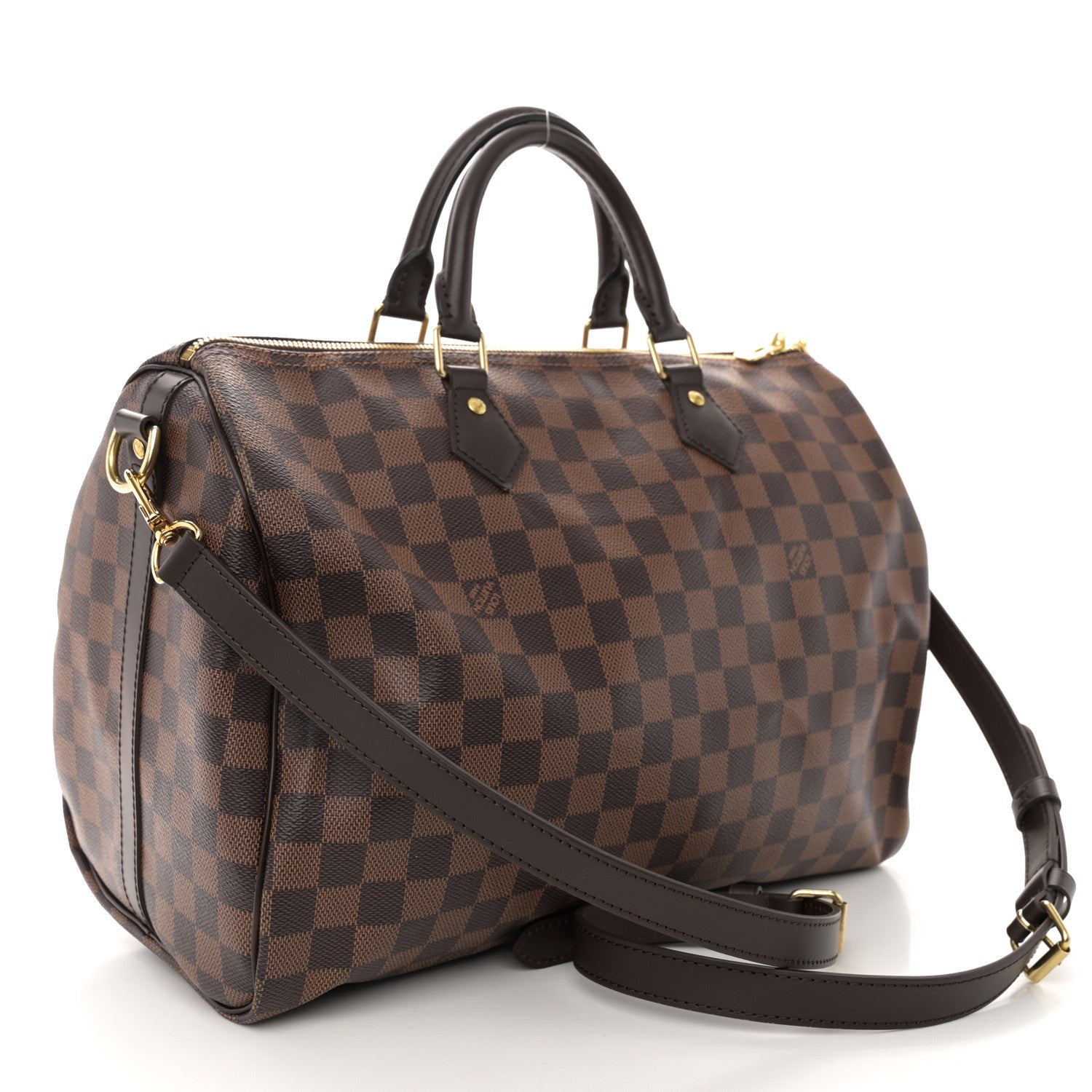Louis Vuitton Damier Ebene Speedy Bandouliere 35 3 of 9