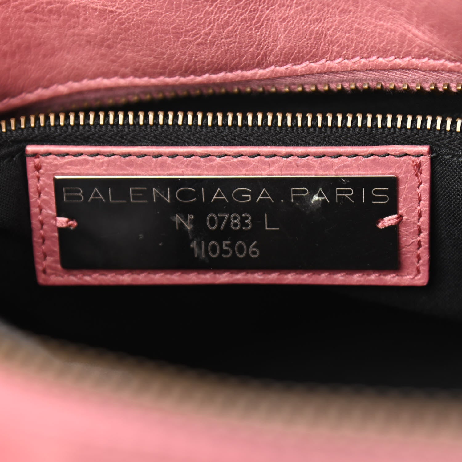Balenciaga Agneau Classic Hardware Weekender Rose Bruyere 6 of 12