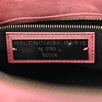 Balenciaga Agneau Classic Hardware Weekender Rose Bruyere 6 of 12