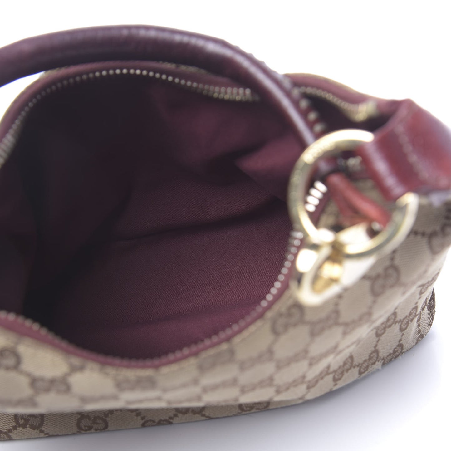 Monogram Classic Ring Hobo Burgundy