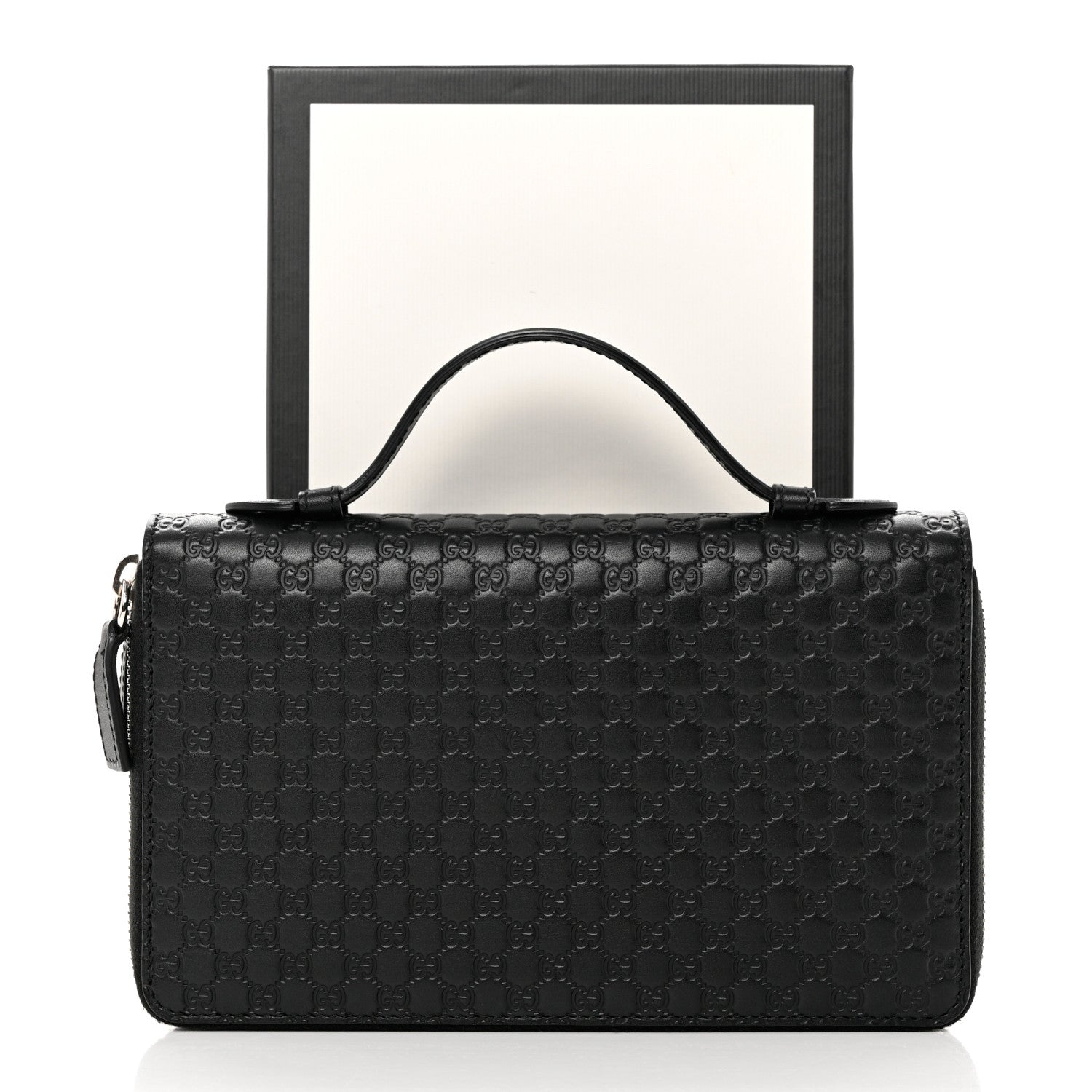 Gucci Microguccissima Zip Around Top Handle Travel Wallet Testa di Moro 16 of 16