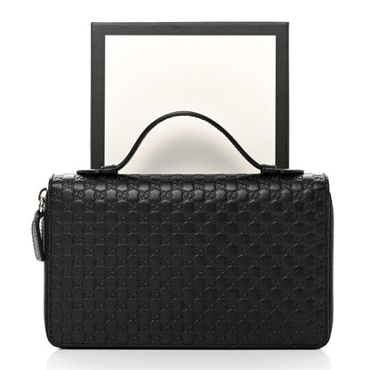 Gucci Microguccissima Zip Around Top Handle Travel Wallet Testa di Moro 16 of 16