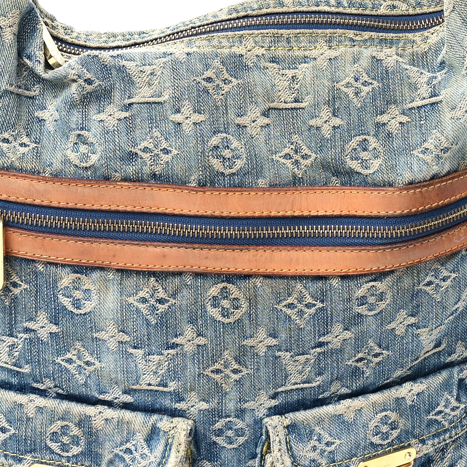 Louis Vuitton Denim Baggy GM Blue 7 of 12