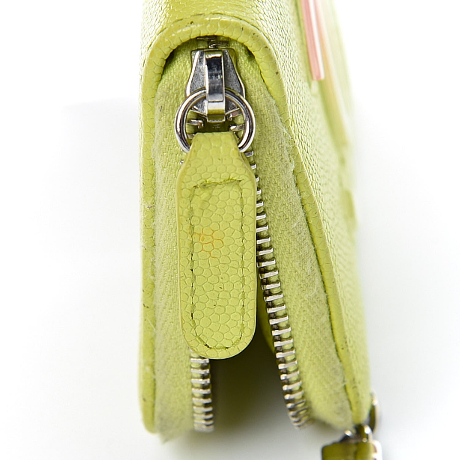 Chanel Caviar Key Holder Case Light Pink Light Green 8 of 14