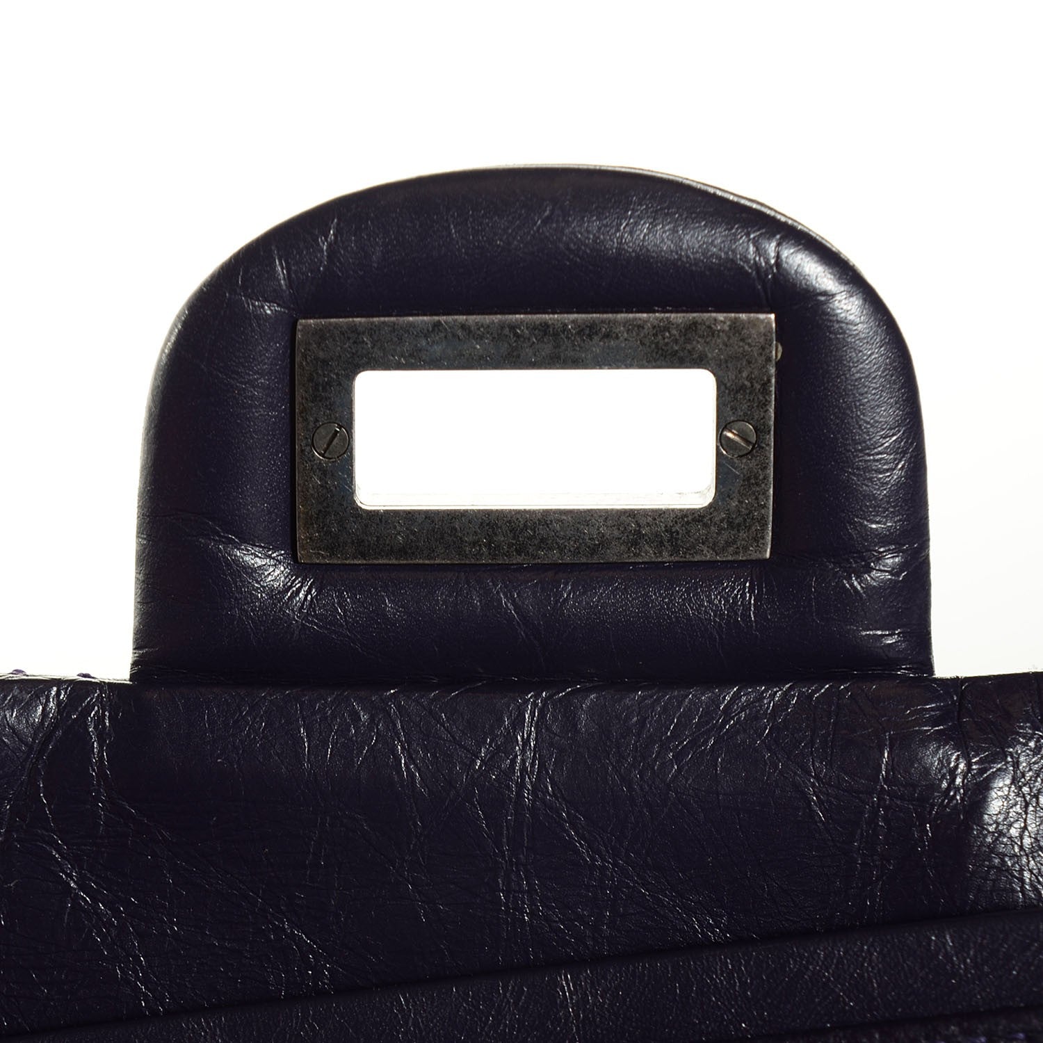 Chanel Aged Calfskin 2.55 Reissue 227 Flap Dark Purple 8 of 8
