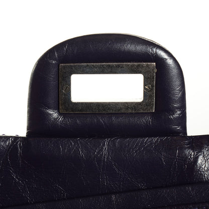 Chanel Aged Calfskin 2.55 Reissue 227 Flap Dark Purple 8 of 8