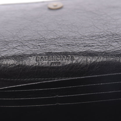 Balenciaga Agneau Classic Hardware Money Wallet Black 6 of 8