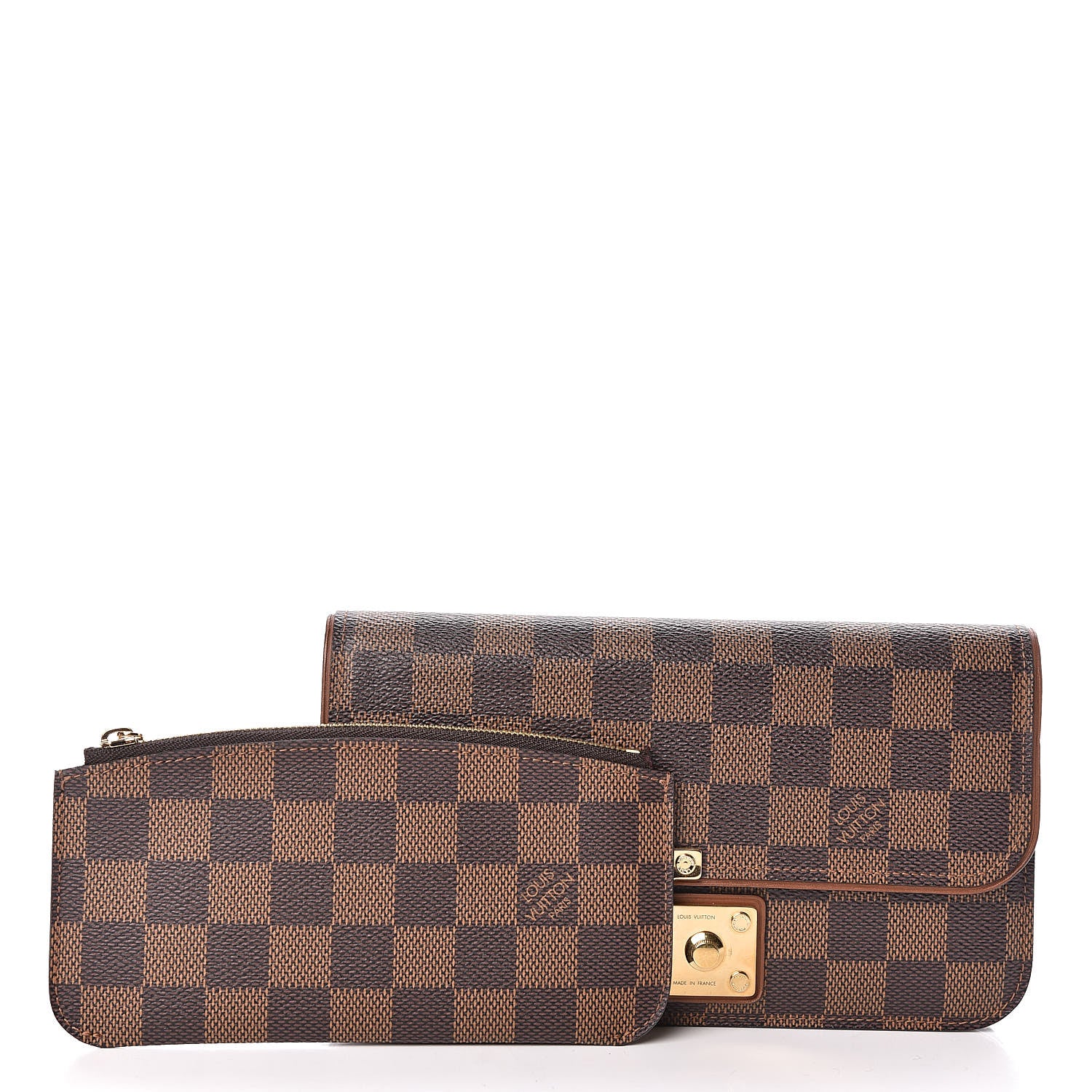 Louis Vuitton Damier Ebene Ascot Wallet 9 of 9