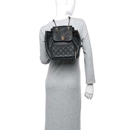Chanel Caviar Quilted Business Affinity Backpack Black 2 of 11