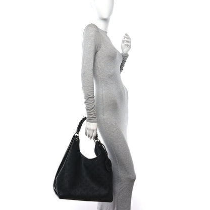 Louis Vuitton Mahina Carmel Hobo Black 2 of 9