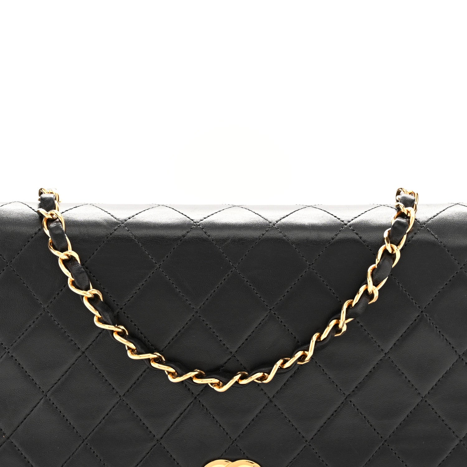 Chanel Lambskin Quilted Small Single Flap Black 8 of 12
