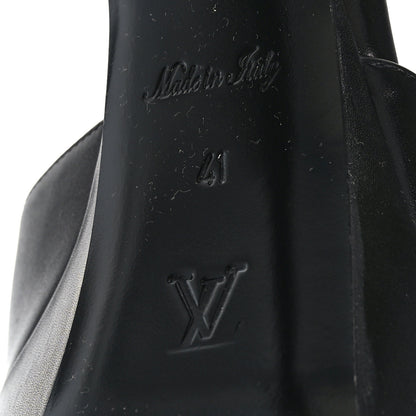 Louis Vuitton Patent Monogram Afterglow Platform Sandals 41 Black 7 of 7