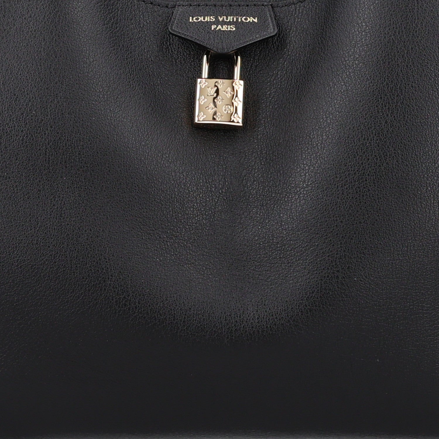 Louis Vuitton Calfskin Vendome MM Black 7 of 9