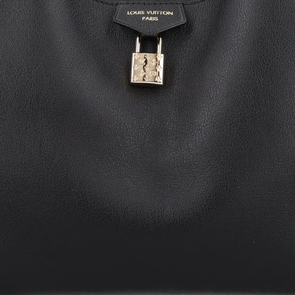 Louis Vuitton Calfskin Vendome MM Black 7 of 9