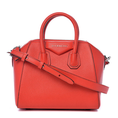 Givenchy Sugar Goatskin Mini Antigona Red 1 of 11
