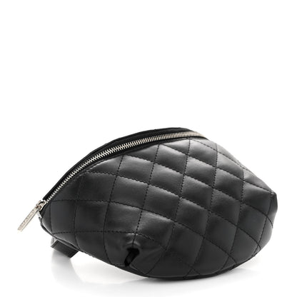 Chanel Calfskin Quilted Waist Belt Bag Black 4 of 11