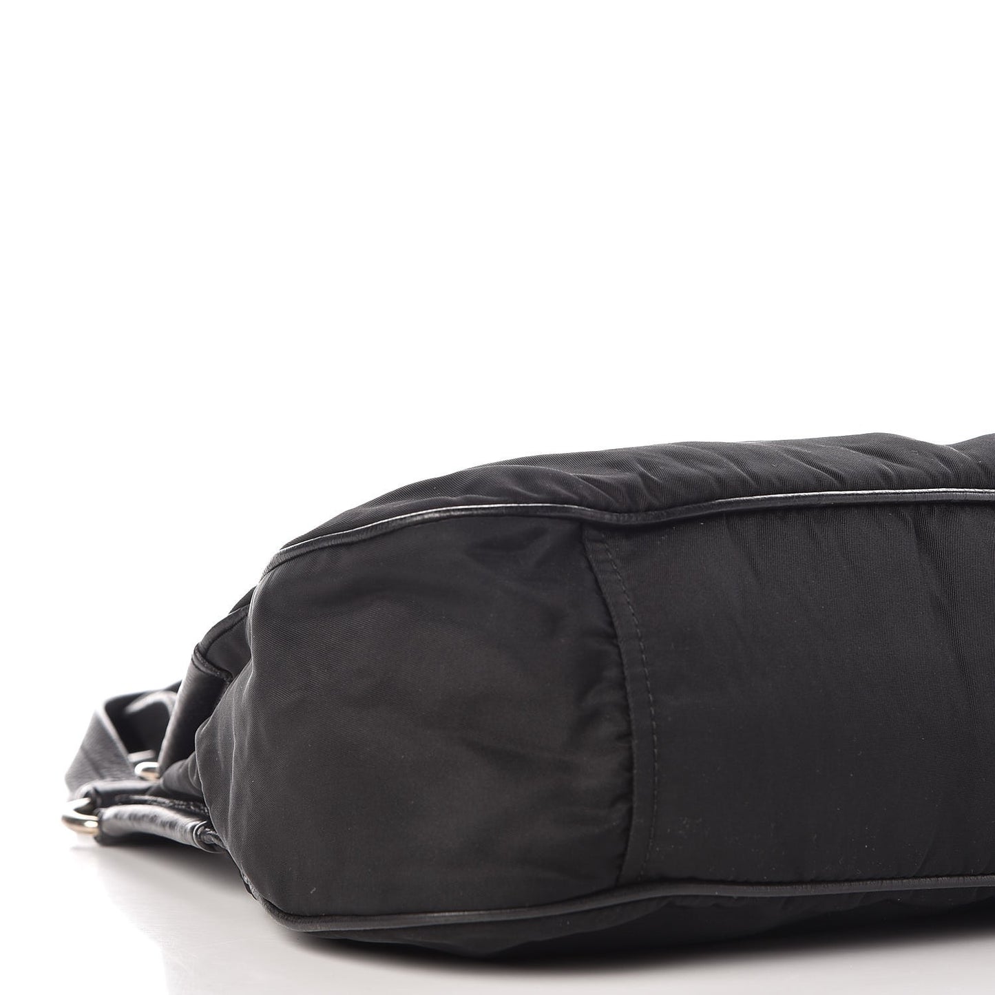 Tessuto Nylon Hamal Small Shoulder Bag Black