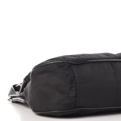 Prada Tessuto Nylon Hamal Small Shoulder Bag Black 7 of 9