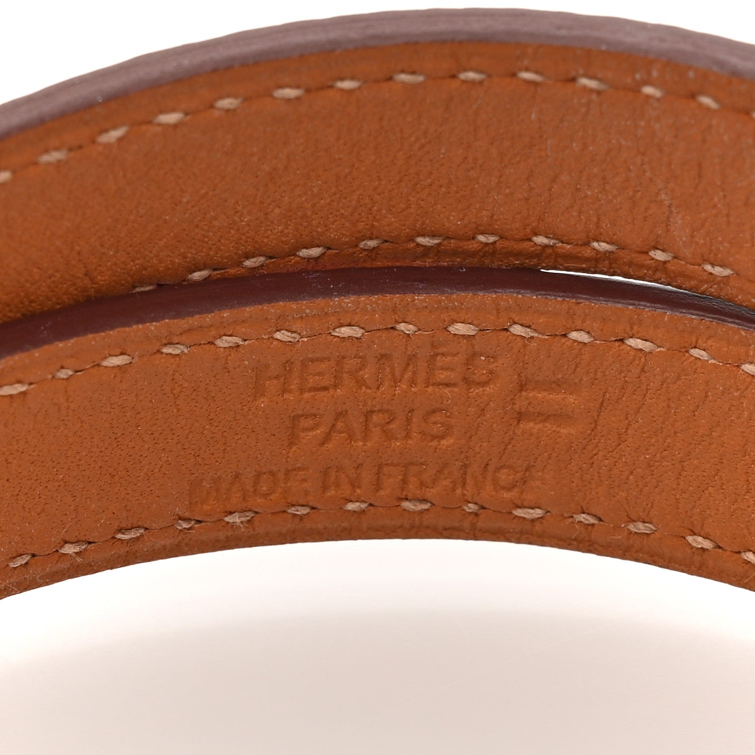 Hermes Lizard Kelly Double Tour Bracelet M Bougainvillea 4 of 6